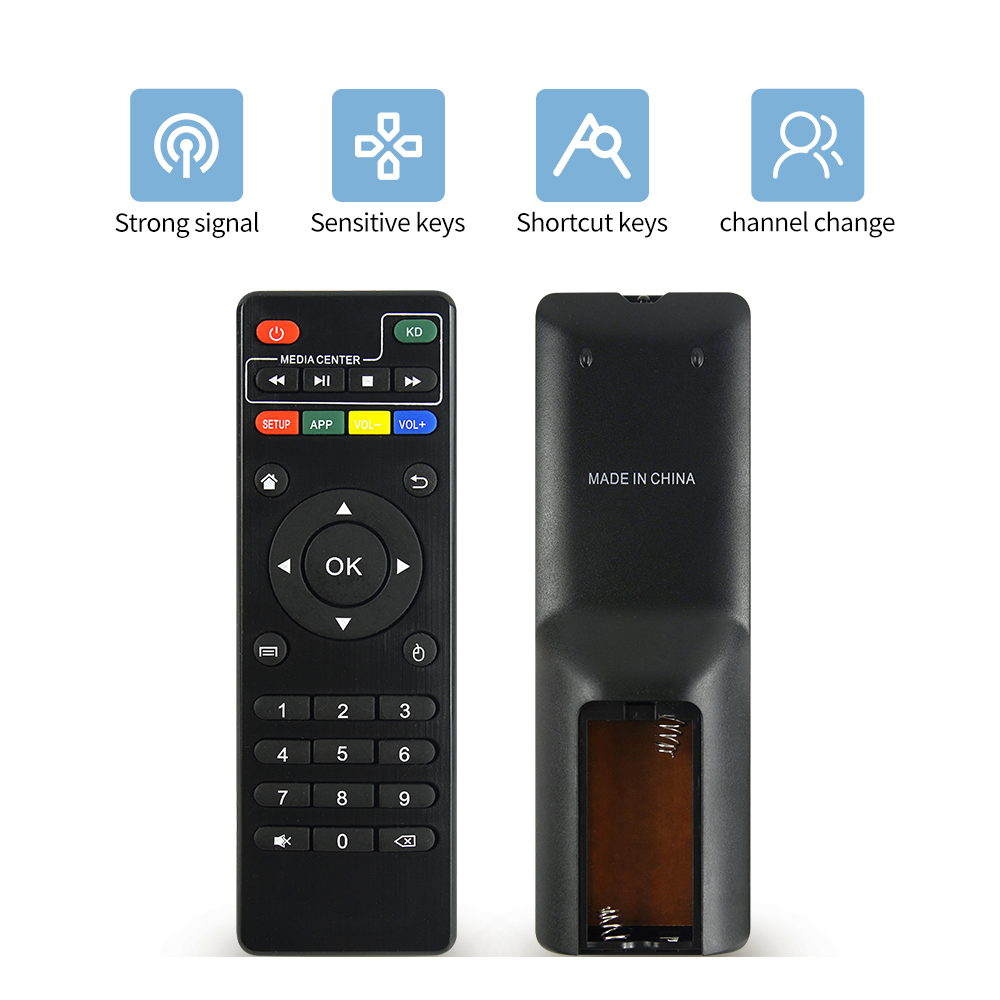 X96 Mini Vervangen Universele Android TV Box Afstandsbediening, voor MXQ Pro 4K,T95M,T95N,T95X,MX9,H96,H96 pro + Android TV Box,KODI Box
