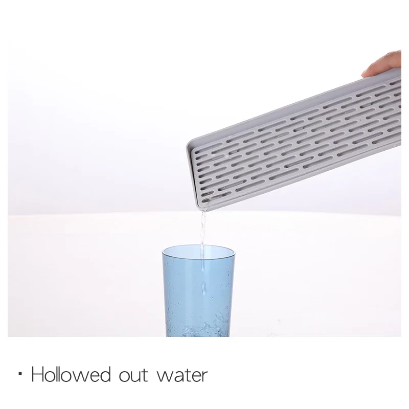 Huishoudelijke Cup Opslag Trays Keuken Organizer Dubbele Laag Schotel Tray Drainer Multifunctioneel Droogrek Voor Fruit Groente