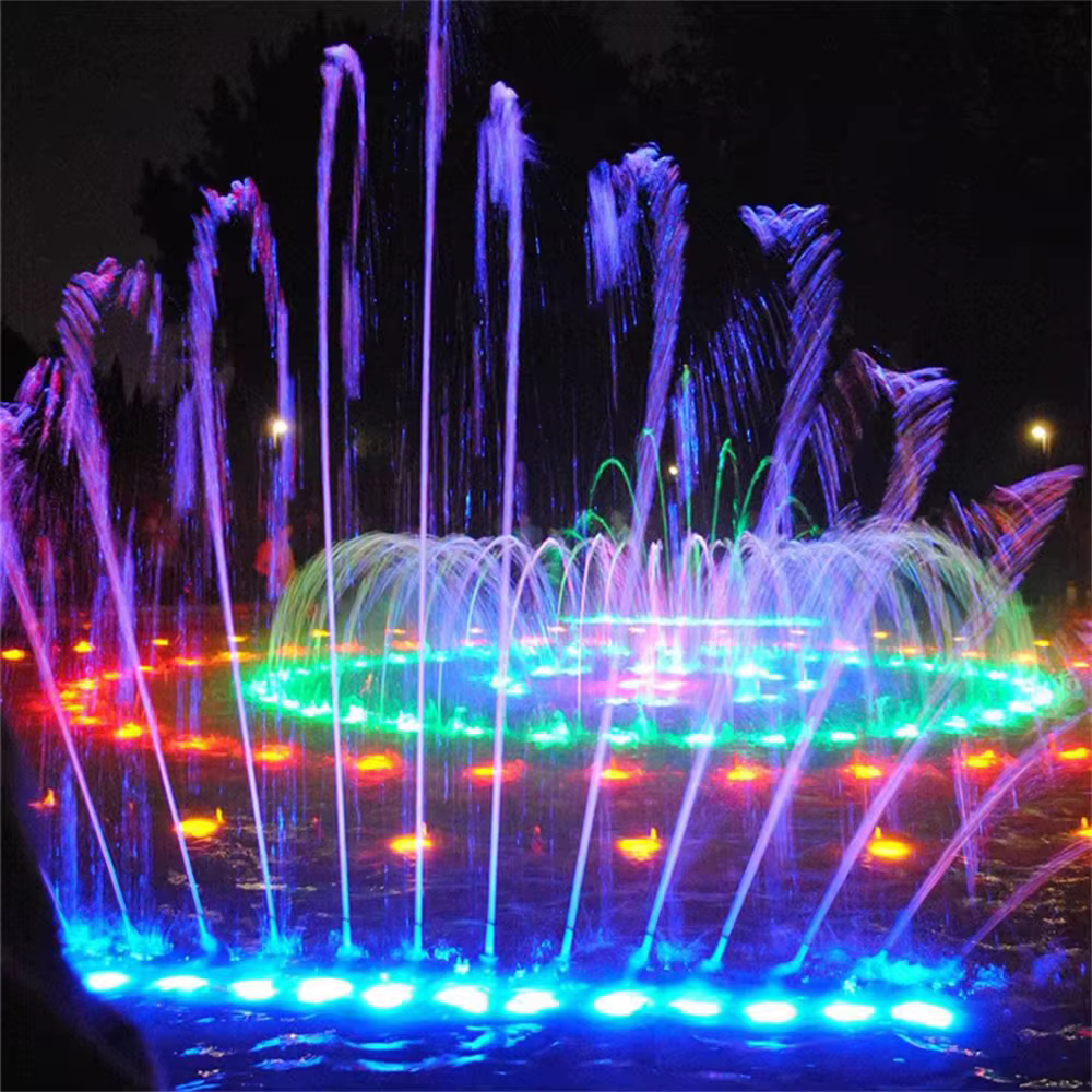 RGB LED onderwaterlicht dompelpompen lampen met afstandsbediening IP68 waterdicht voor zwembad aquarium vijver spray fontein festival Snelle levering 4-6 dag aankomst