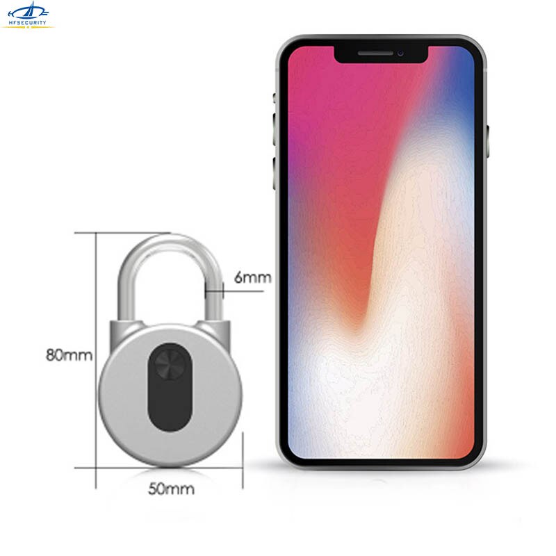 Mini Bluetooth Lock Phone APP Remote Control Home Security Mini Metal Smart Locks Wireless Password Electronic Door Lock