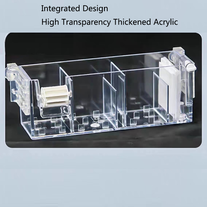 Aquarium Wasserfall Filter Box Wand Montiert Integrierte Stille Zirkulierende Wasser Reiniger Für Aquarium Tank Box Mit Wasser Pumpe