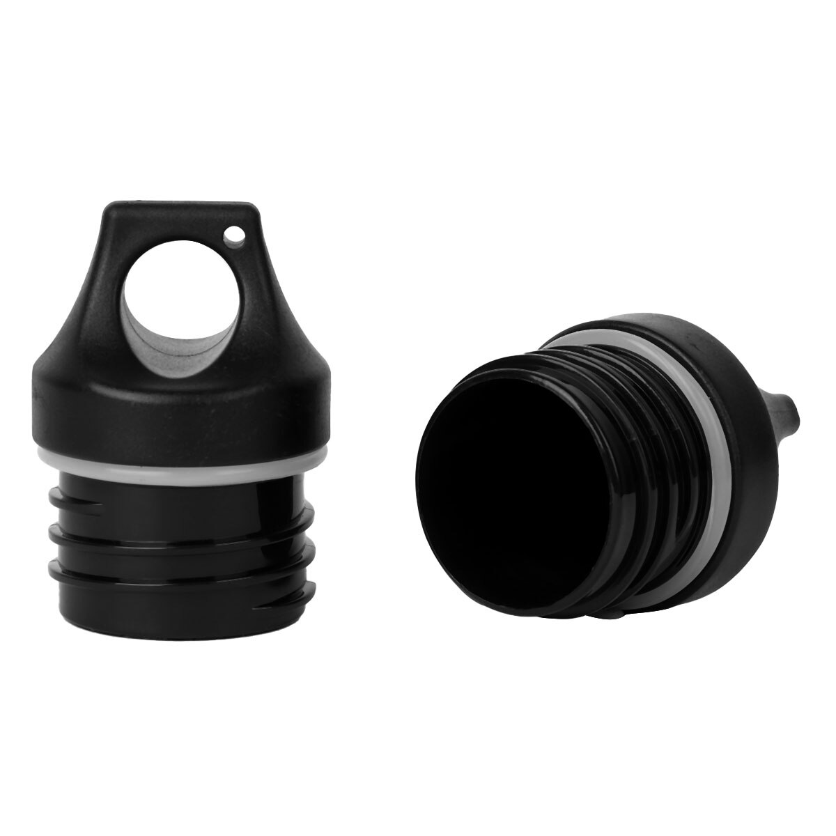 2Pcs Plastic Water Bottle Lids Cap Leak Proof BPA-Free Replacement Lids for Flask Compatable with Standard Mouth Water Bottle: Default Title