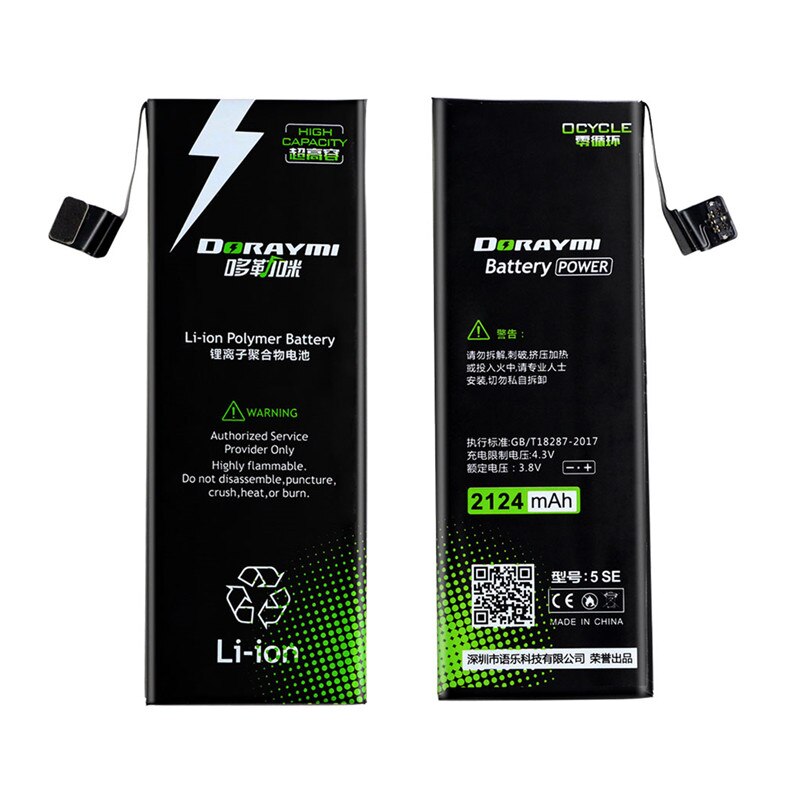 DORAYMI Batterie für Apple iPhone 5 5G 5S SE 5SE 6 6G 6S Handy Ersatz batterien Li-Ion Polymer Bateria Kostenlose Tools