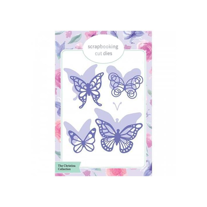 Hääkutsu perhonen metallinleikkaus stensiilit malli scrapbooking-albumiin kohokuviointi sisustus tee itse metalli käsityöt
