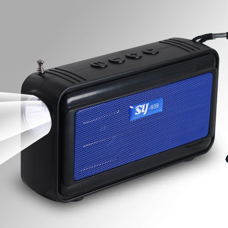 Sy -939 launch tragbarer solar-musikplayer-lautsprecher, multifunktionaler kabelloser bluetooth-lautsprecher