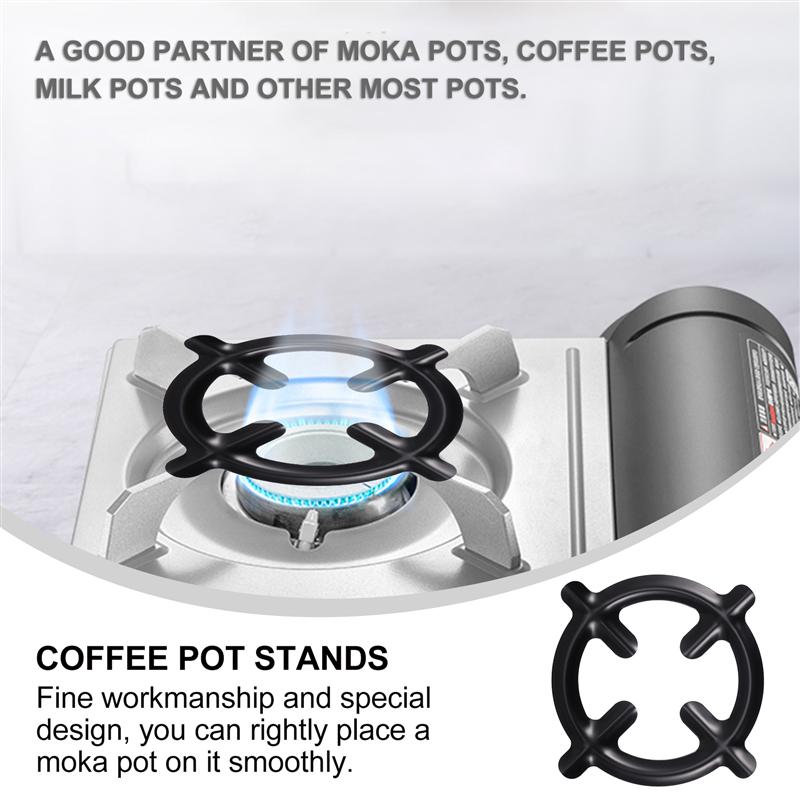 3Pcs Moka Pot Stands Gas Stove Racks Stove Cooker Plates Coffee Pot Stands
