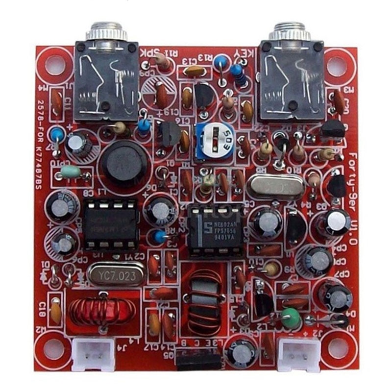Forty-9er 3W Radio Transceiver Kit 7.023MHz DIY Parts for QRP Ham CW Receiver