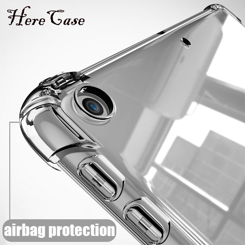 Funda de silicona para tableta Apple ipad Mini 1, 2, 3, 4, 5, TPU suave, Airbag, protección transparente para iPad Air 2, 3, 4, 5 Pro 9,7: Naranja