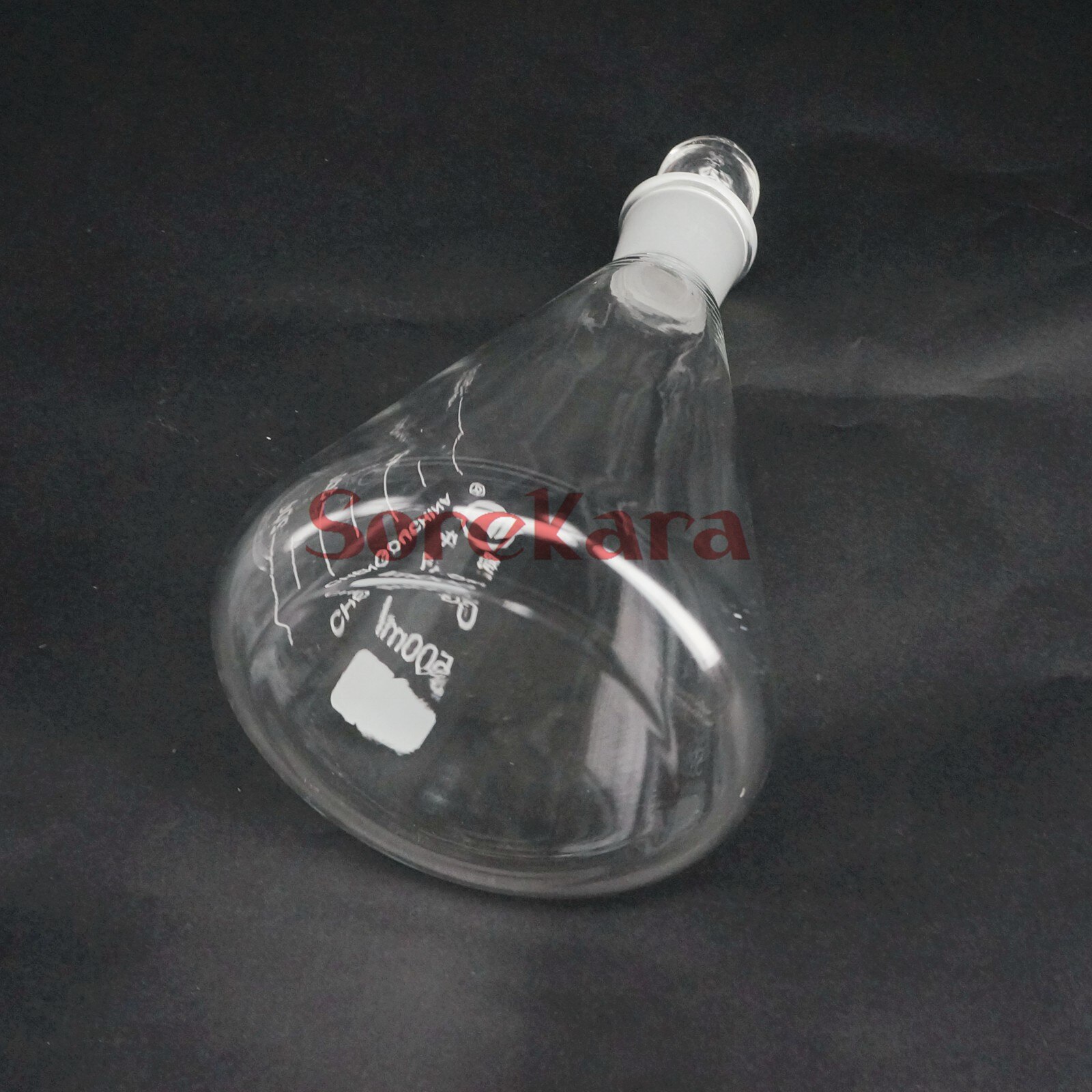 500ml Borosilicate Glass Conical Erlenmeyer Flask with Stopper For Chemistry Laboratory