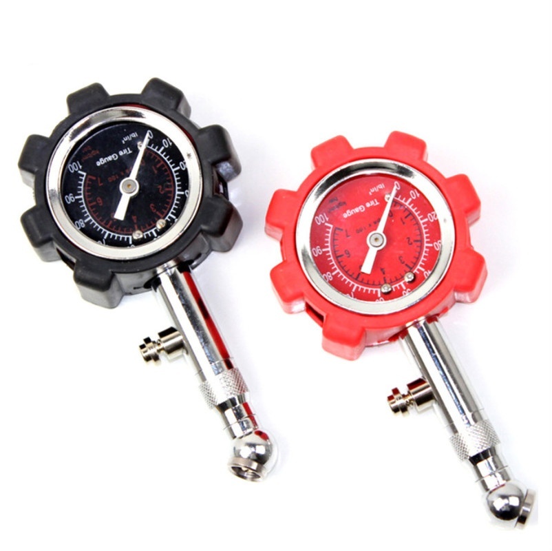 High Accuracy Tire Pressure Gauge Black 100 psi For Accurate Car Air Pressure Tyre Gauge For Car Truck and Motorcycle