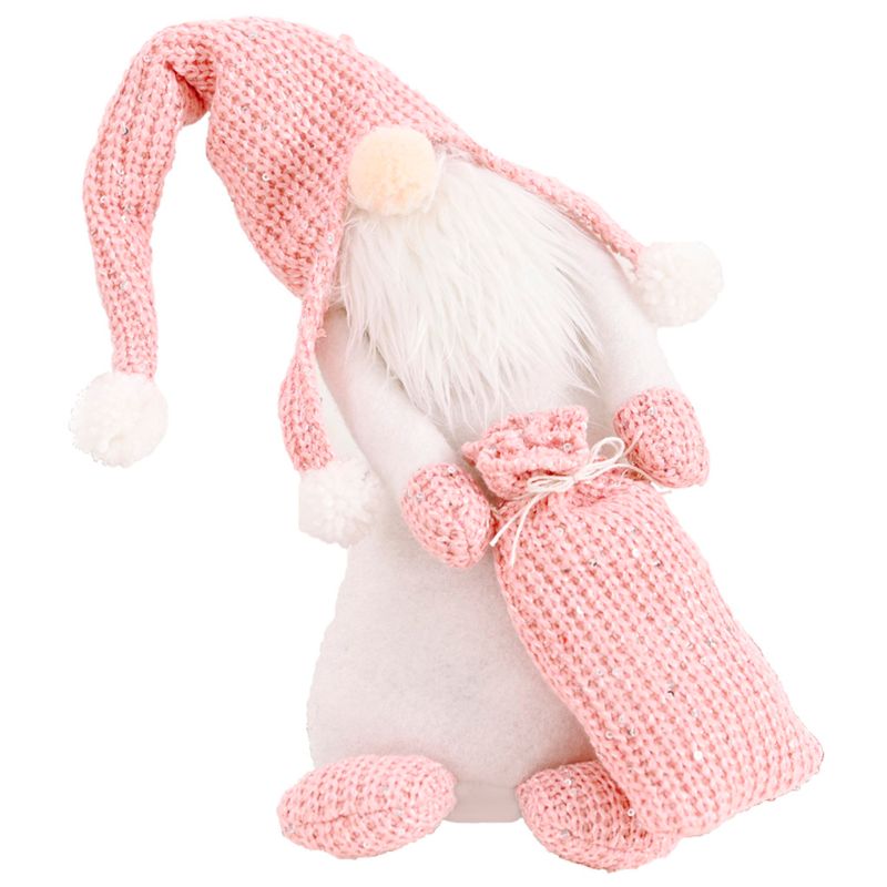 1/3Pcs Kerst Faceless Scheve Nek Zweedse Tomte Gnome Ornamenten Home Party Decor: Roze