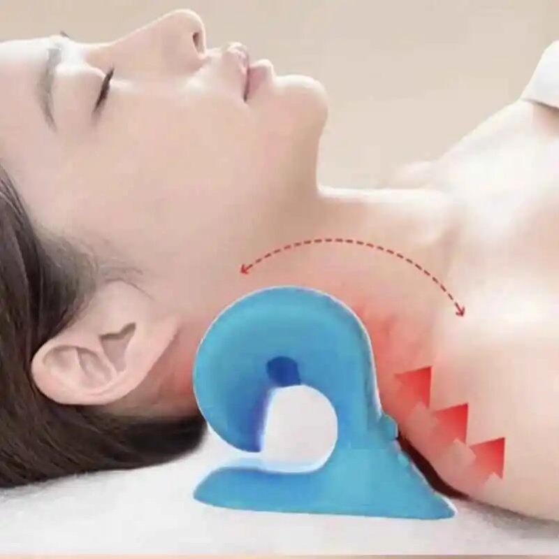 Almohada de masaje de columna Cervical, almohada en forma de U, almohada de masaje Cervical Shiatsu por gravedad, reparación de cuello y hombros, relajación del cuello