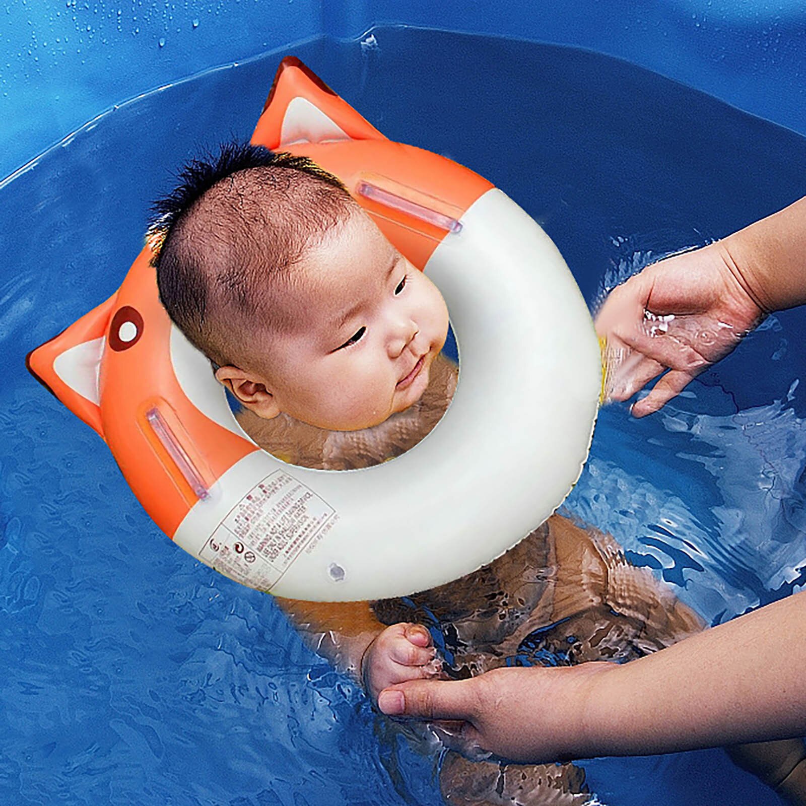 Baby Cirkel Zwemmen Zomer Weggeven Inflator Zwembad Drijft Met Baby Zwemmen Ring Dolfijn Voor Baby Opblaasbare Drijvende Ring