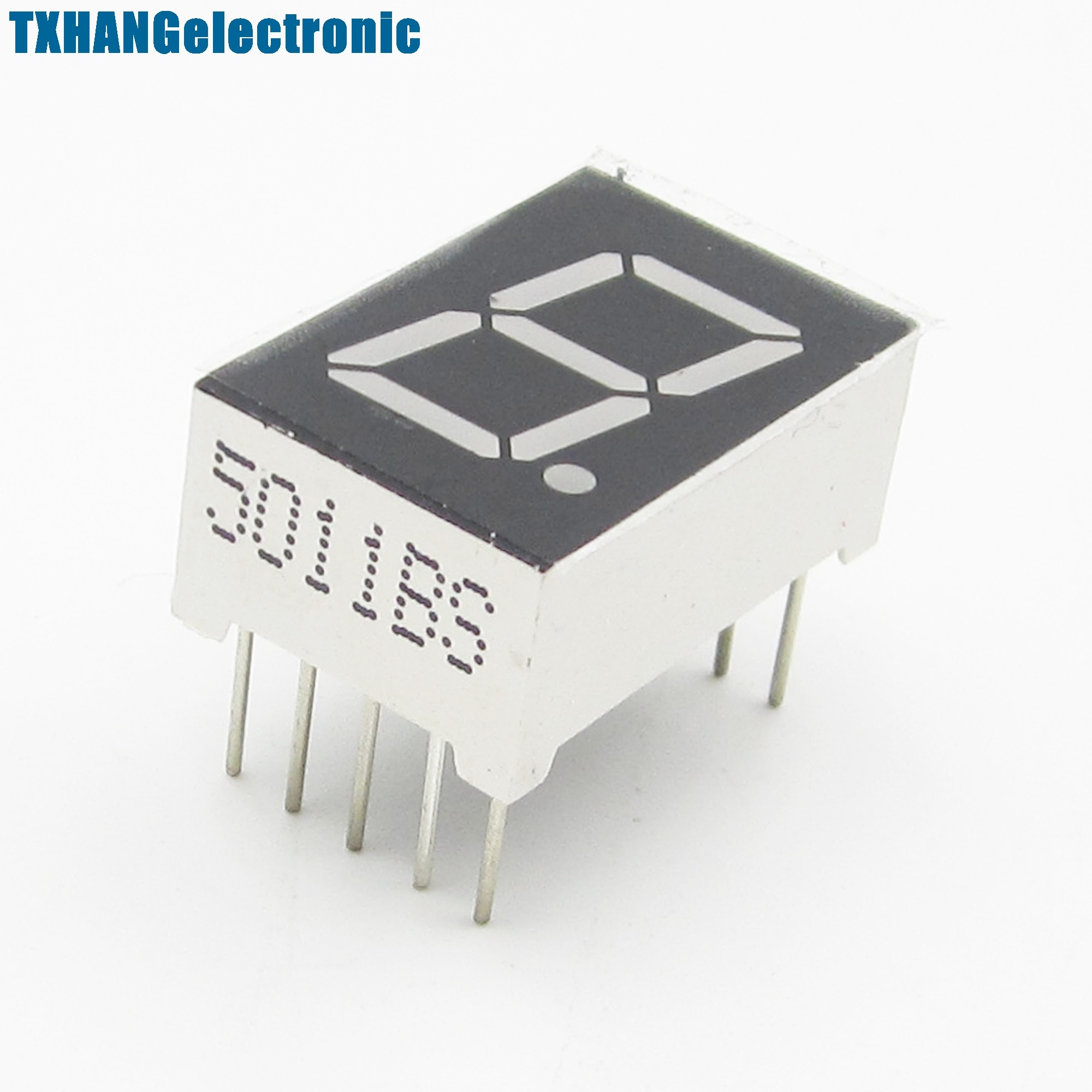 5PCS 0.56" 7 Segment Blue LED Display 1 Digit Common Anode
