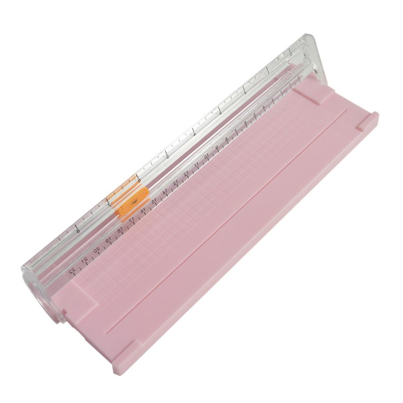 A4/A5 Precision Card Trimmer Cutter DIY Art Photo Cutter Mat Machine Office Paper Cutting Tool Crafts Scrapbook Blades Stationer: pink