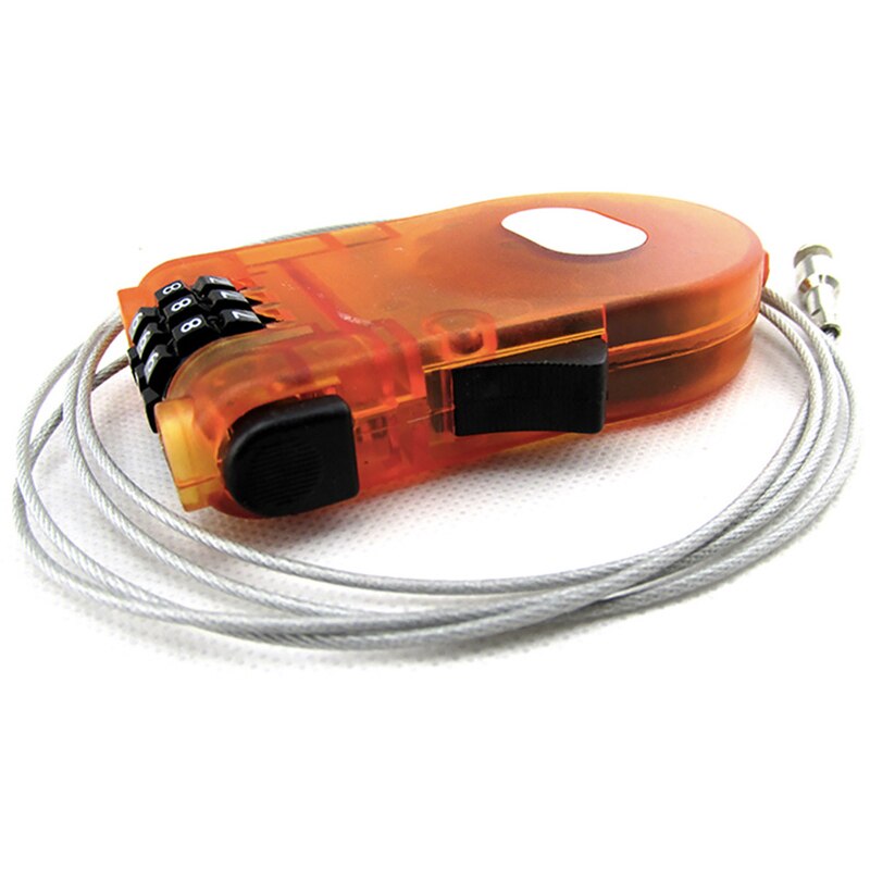 TANDT bicycle Pad lock password Bicycle Parts Mini Extendable Wire Anti Theft MTB Security Code Cable Lock ski combination