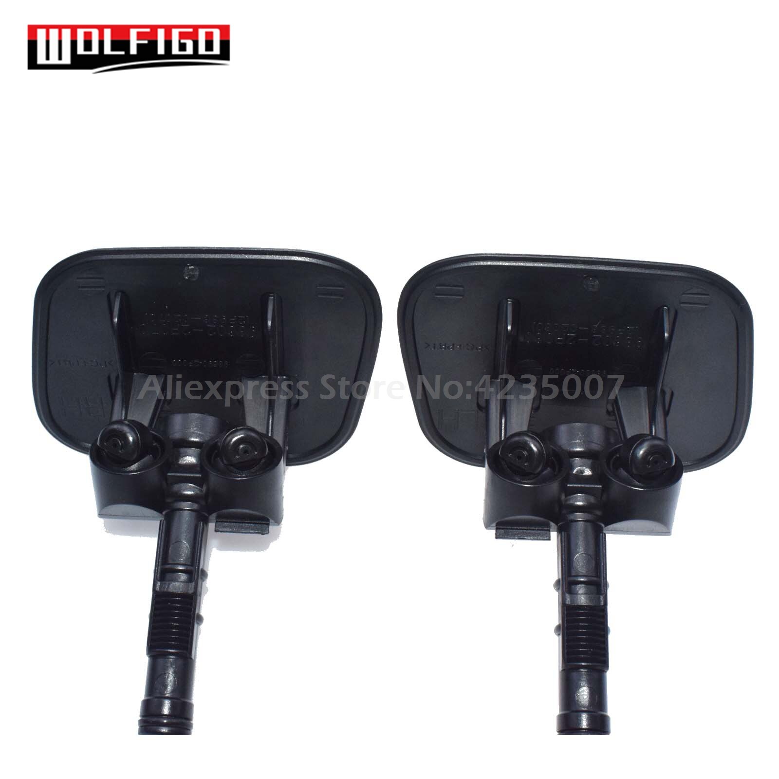 Wolfigo 1 / 2 st vänster höger för kia sorento pannlampa spolarmunstycke 98680-2 p 000,98690-2 p 000, 98602-2 p 060
