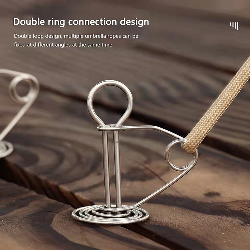 Kołek do pokładu ośmiornicy w kształcie spirali z karabińczykiem, klamry do liny wiatrowej, paliki do namiotu, kołek do deski sprężynowej, 5 szt., 10 szt.