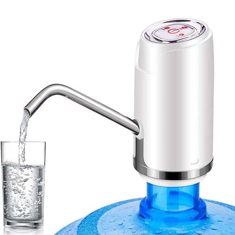 Water Fles Dispenser 5 Gallon Usb Opladen Drinkwater Pomp Elektrische Water Fles Pomp Voor Outdoor En Indoor Gebruik