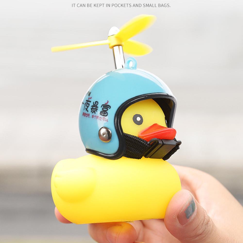 Auto Accessoires Kleine Gele Eend Auto Accessoires Kleine Gele Eend Dragen Een Helm Auto Achteruitkijkspiegel Auto Interieur Decorati