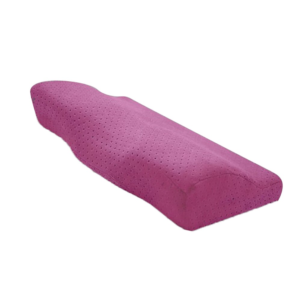 Velvet Memory Foam Pillow Head Neck Back Support Orthopaedic Head Pillow for Home, Office, Travel 50 x 30 x 10cm