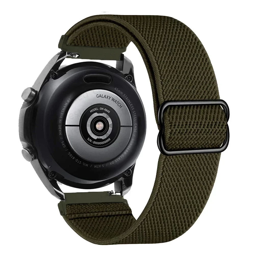 20 x 22mm rem til suunto 5 / 9 peak pro dlc-rem suunto race s/vertical/ocean smartwatch-armbånd flettet nylonrem korrea: Blå / 14mm