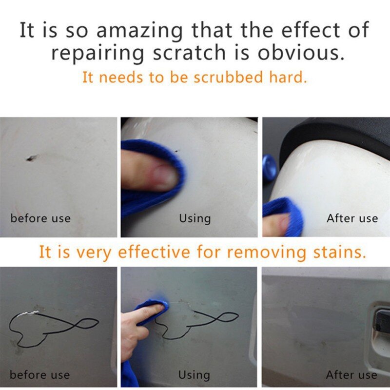 Car Scratch Repair Kit Paint Scratch Repair Agent Polishing Wax Paint Scratch Remover.