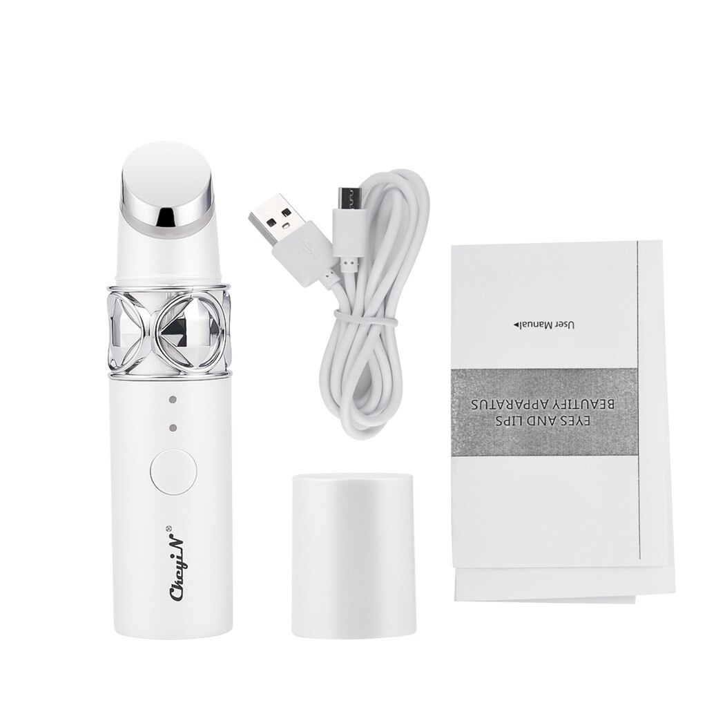 Silmähierontalaite sininen punainen valohoito lämmitetty silmän hierontasauva korkeataajuinen tärinä poistaa tumman ympyrän turvotuksen kauneuslaite