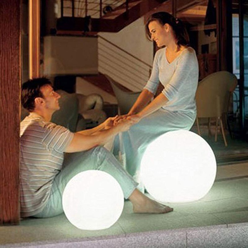 Solar- Energie LED Ball Lampe Farbwechsel/Dauer RGB Licht Wiederaufladbare Schwimmbad Garten Dekor Licht JS21
