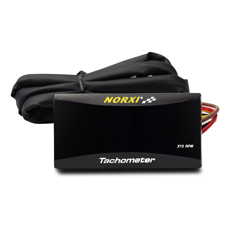 Mini medidor de RPM para motocicleta, pantalla LCD cuadrada Digital, tacómetro de hora para motor, tacómetro para BMW, YAMAHA, KAWASAKI Racing