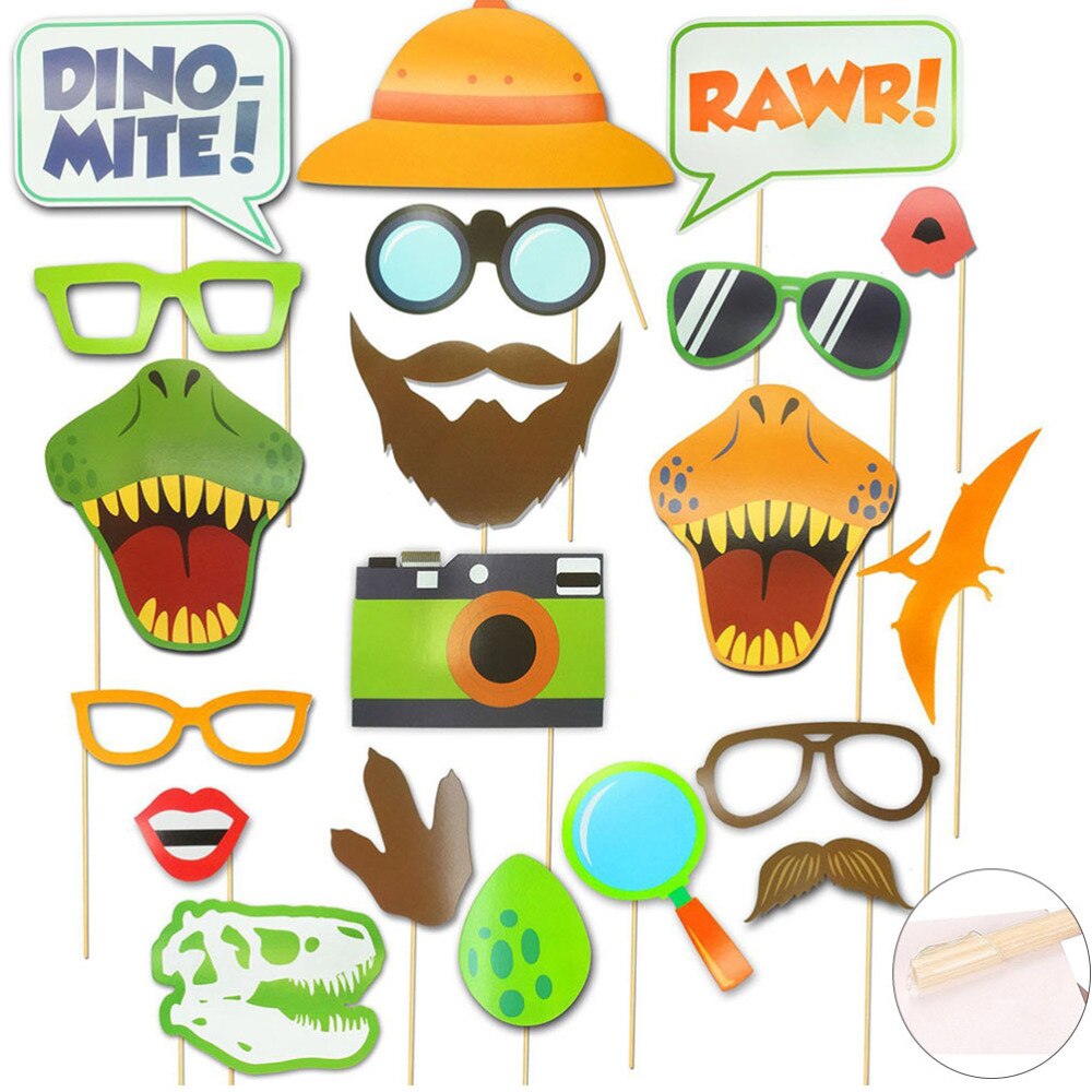 20pcs Photo Booth Props for Kids Children Birthday Party