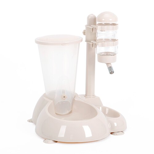 Hoopet advanced pet dog drinkbak, draaibaar en opklapbaar, kattenvoerbak, gemakkelijk schoon, wit, rood: Oranje