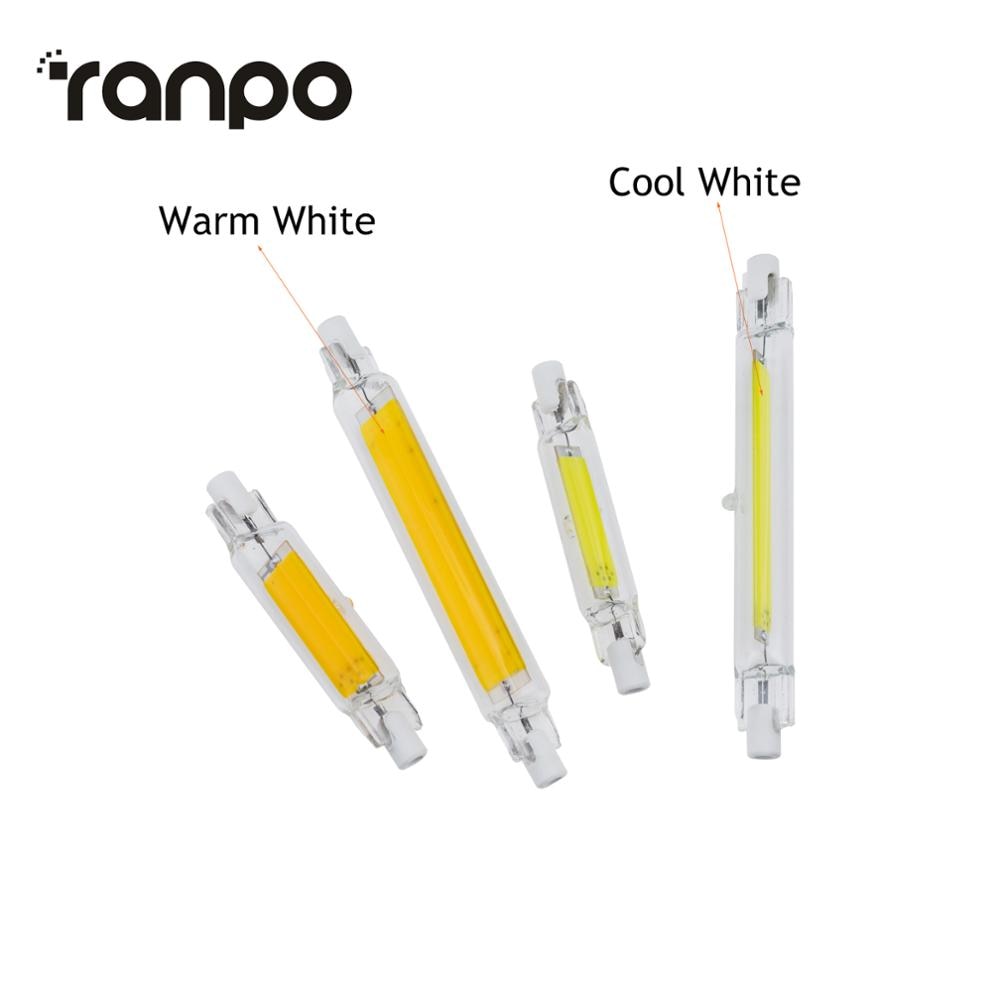 G9 R7s LED COB Light Bulbs Dimmable 78mm 118mm J-type Glass+Ceramics Replace Halogen Lamps 3W 5W 6W 12W 20W Floodlight 110V-240V