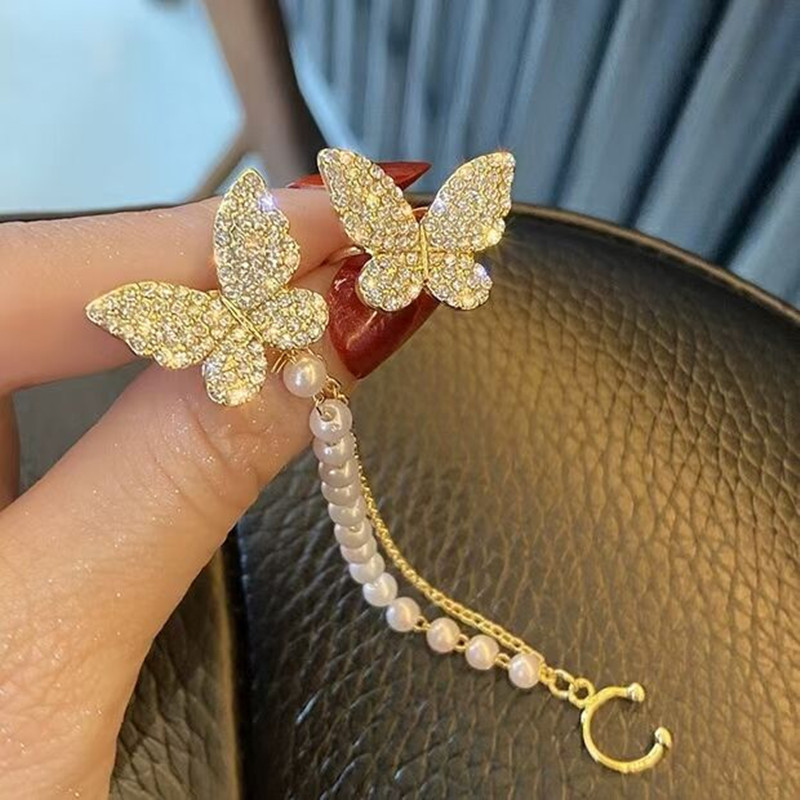 France Style Women's Luxury Zircon Square Pendant Earrings Gold Color Round Shiny Earrings For Women Trendy Jewelry