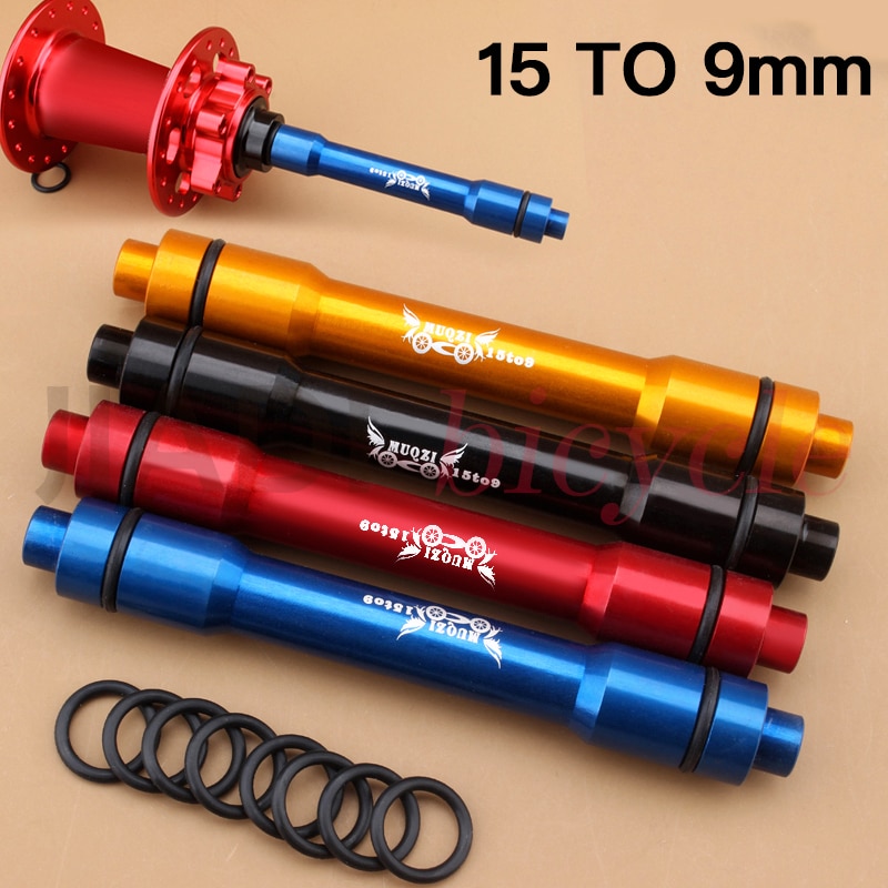 Muqzi Mtb Naven As Diameter Conversie Zetel 15 Mm Buis As Hub 9 Mm Mountainbike Fietsen legering Conversie As