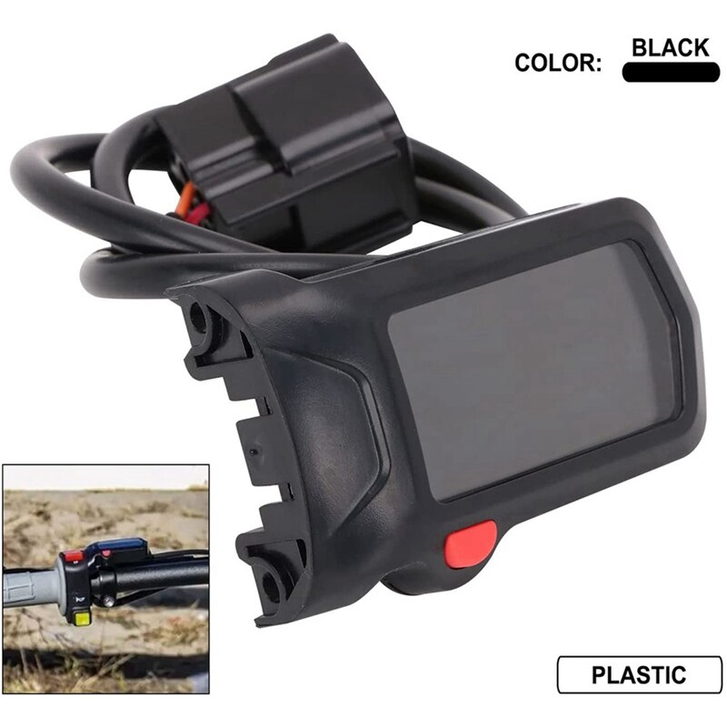 Motorrad-geschwindigkeitsmesser, Digital Manometer Cluster-Montage für Sur Ron Sur-Ron Licht Bee Zubehör Schwarz