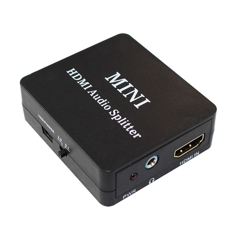 1PCS Converter HDMI to HDMI SPDIF COAXIAL EARPHONE 2CH/5.1CH Audio Extractor Converter Audio Splitter With Usb Cable
