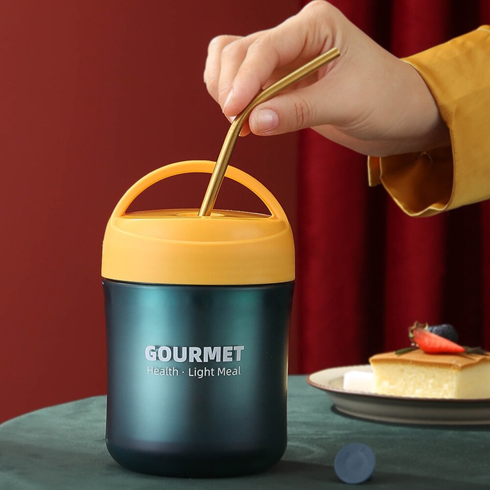 Stainless Steel For Kid Adult Travel Food Jar Flask Office Insulated Vacuum Soup Cup Portable Outdoor Picnic Leak Proof