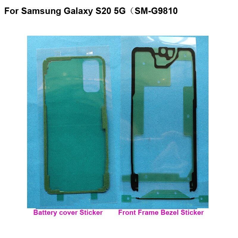 Plakband Voor Samsung Galaxy S20 + 5G G9860 3M Lijm Voor Lcd Draagframe Sticker Terug Batterij cover Tape S 20 + S20 Plus: 2 in 1