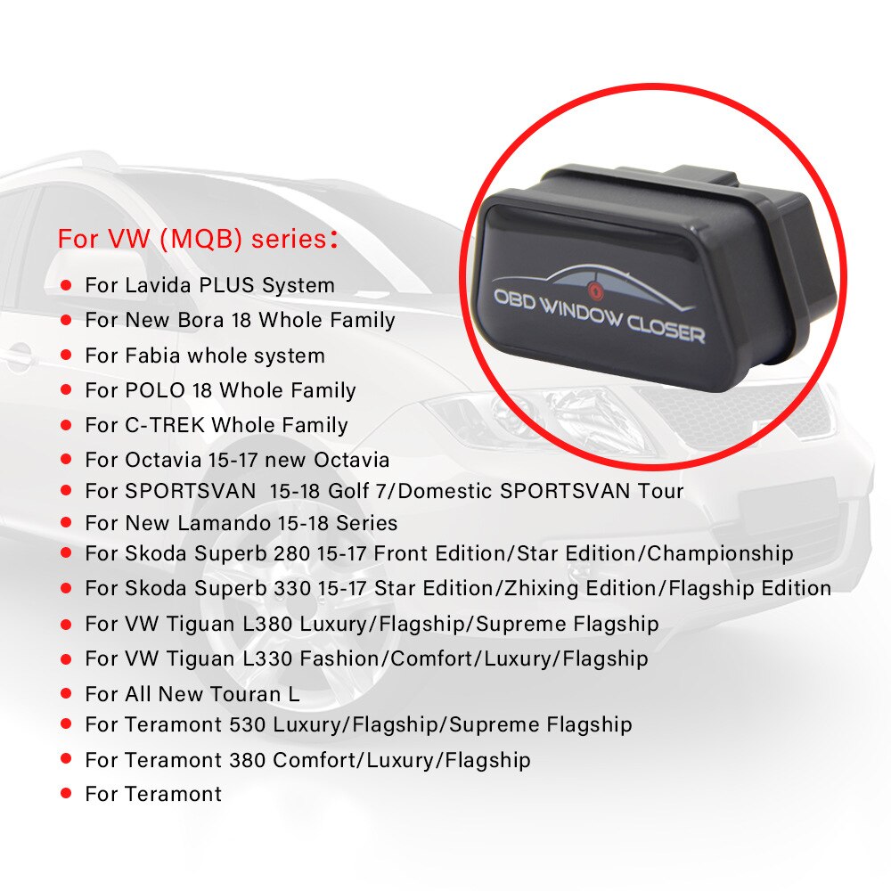 LEEPEE zamknij otwórz pauzę okna stylizacja samochodu okno samochodu sterownik OBD zdalne sterowanie automatyczne podnoszenie zamknij okno urządzenia