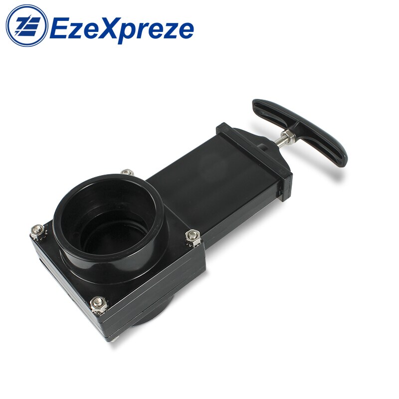 RV Caravan Motorhome Knife Water Gate Valve Durable Flow Van Sewer Hose Plastic 50mm Exterior Home Accessories Caravan Drain