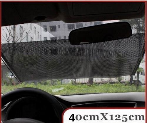 Rollback vindue solskærm skærm cover solskærm beskytter bil auto lastbil venstre højre side forrude solafskærmning: 40 x 125cm