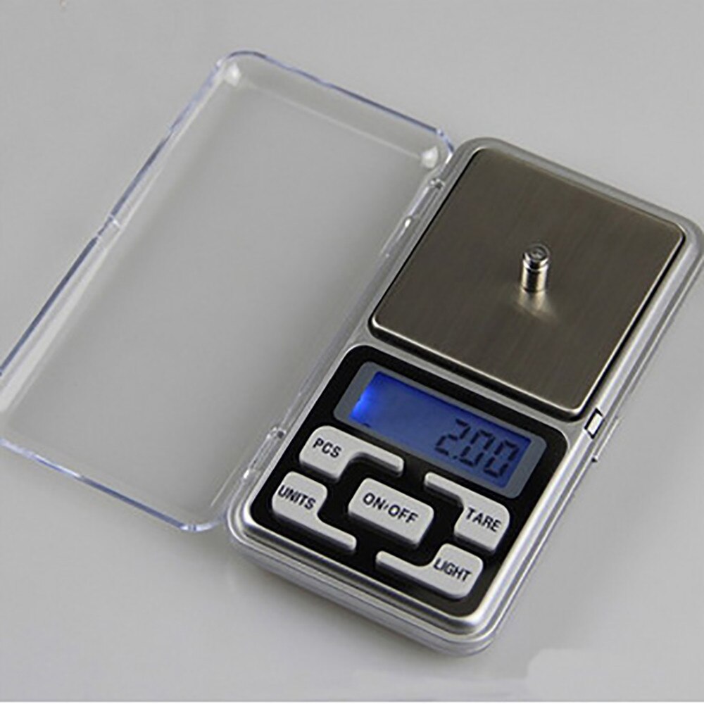 Mini balance numérique électrique de poche 200 0.01/0.1g, boîte de couleur rétro-éclairé, outils de poche pour mesurer de haute précision