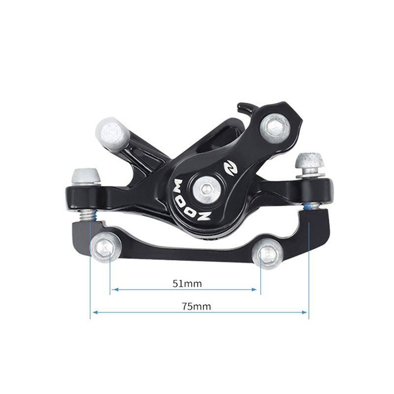 ZOOM Bicycle Disc Brake Aluminum Alloy F160 R160 Mountain Road MTB Bike Mechanical Caliper Disc Brakes Cycling Double Brake