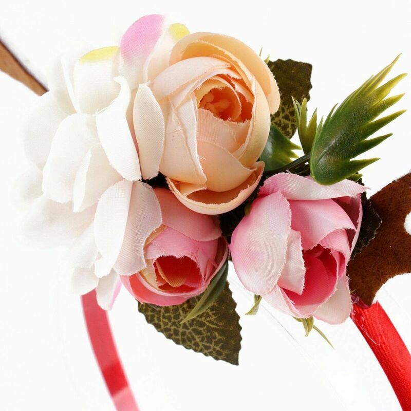 rentier Geweih Stirnband Weihnachten und Ostern Party DIY Frauen Girs Kind Weihnachten Hirsch Kostüm Ohr Party Haarband
