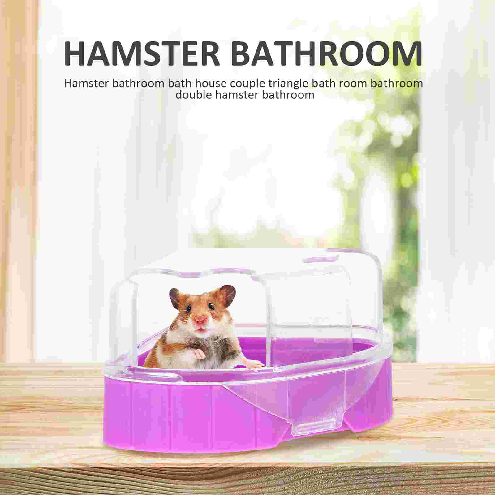 Hamster-badkamer, transparant, hamsterzand, badcontainer, zandbadkamer Hamster-badkamer, transparant, hamsterzand, badcontainer, zandbadkamer