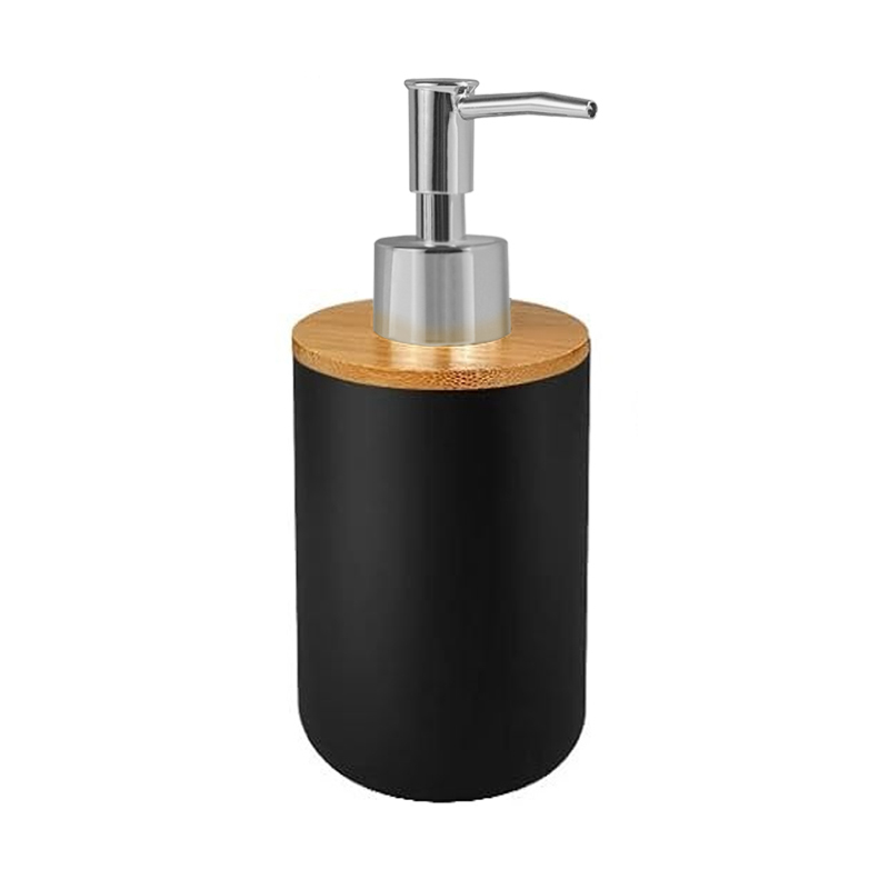 Bathroom Set Hands Soap Dispenser Toothbrush Holder and Soap Box Bathroom Decor Toiletries Holder for Bath Accessories: Clear
