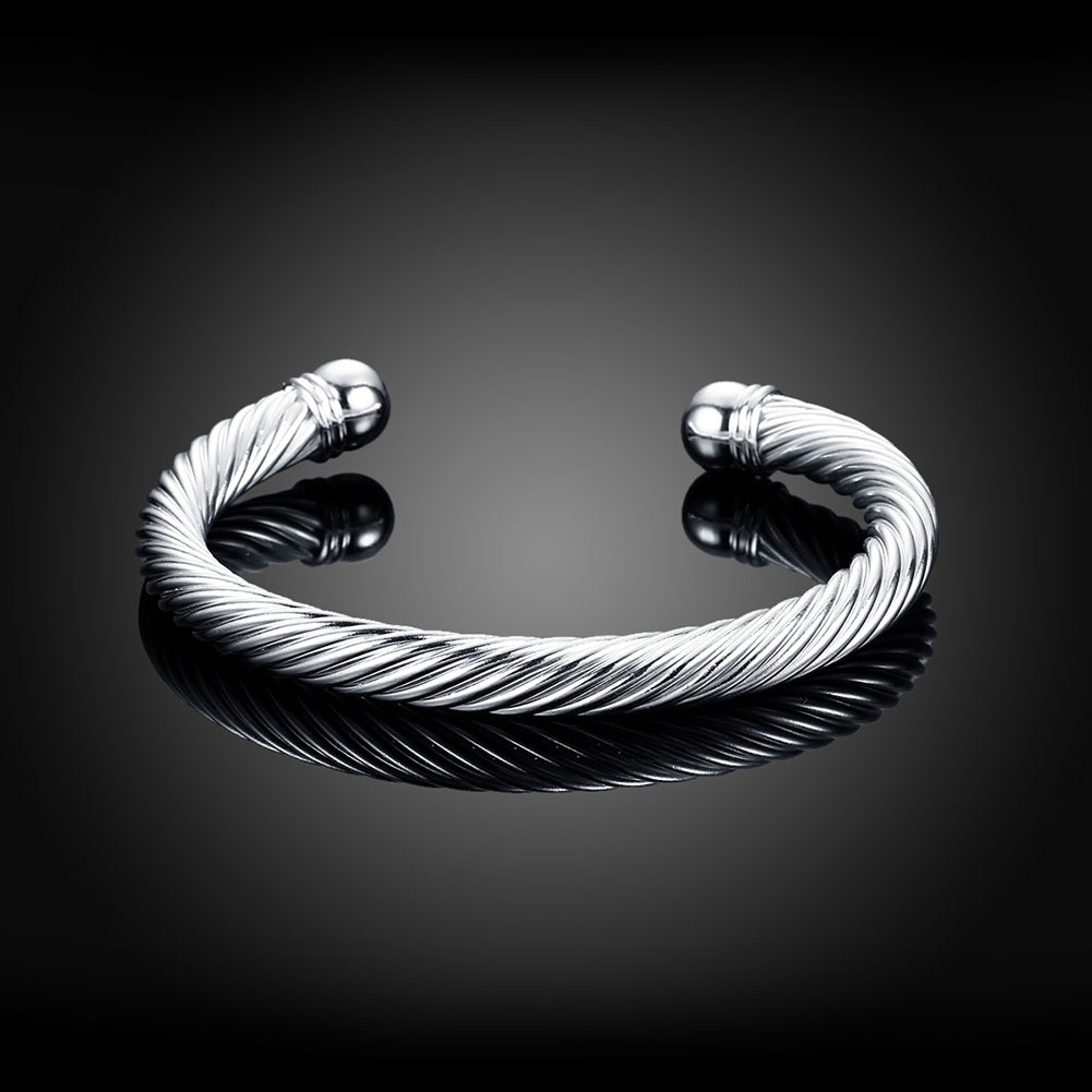 Armreifen Männer verdrehte Kabel Draht Armbinde Antike Jahrgang Armreifen Weihnachten Frauen Manschette Armbinde