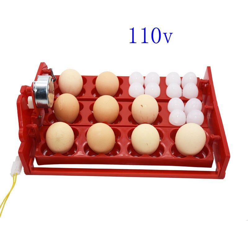 12 æg /48 fugle æg inkubator drej æg bakke 220v/110v kylling fugl automatisk inkubator fjerkræ inkubator udstyr 1 sæt: 110v