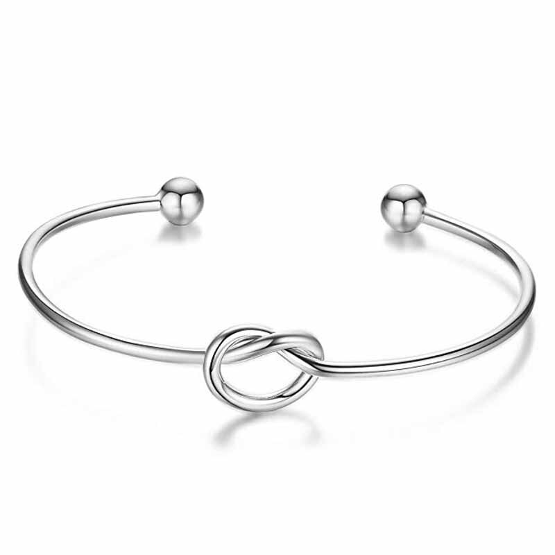 Bolsa de espejo para maquillaje, pulsera de amor para novia para ser despedida de soltera, de despedida de soltera, decoración de boda, de propuesta para dama de honor: silver